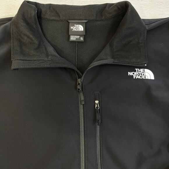 North Face Jacket Mens XXL Black Apex Bionic Softshell Mock Neck Water Resistant - Picture 2 of 10